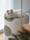 Load image into Gallery viewer, Mayitwill® x Michu XL Castle 2-In-1 Front-Entry Cat Litter Box (Free Scratch Basin + Scoop)