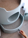 Load image into Gallery viewer, Mayitwill® x Michu XL Castle 2-In-1 Front-Entry Cat Litter Box (Free Scratch Basin + Scoop)