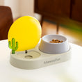 Load image into Gallery viewer, MewooFun® Sunrise Drinking & Feeding 2-In-1 Cat Bowl Set