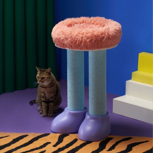 MS! MAKESURE® Bootsy Cat Scratcher / Cat Bed / Side Table (Free Cushion Inc)