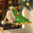 Load image into Gallery viewer, MewooFun® 2 In 1 Cat Window Hammock / Cat Air Bed / Cat Window Perch - Christmas