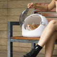 Load image into Gallery viewer, inFluffy® Space Capsule Cat Carrier / Portable Pet Case (Free Woven Pet Mat + Belt Fastener)