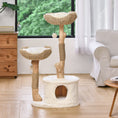 Load image into Gallery viewer, Michu® Selected Real Wood Luxury Cat Tree / Cat Tower - Large (1.2m Height)