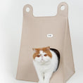 Load image into Gallery viewer, MS! MAKESURE® Foldable Felt Cat Bed / Cat Cave (Free Scratching Board Inc)