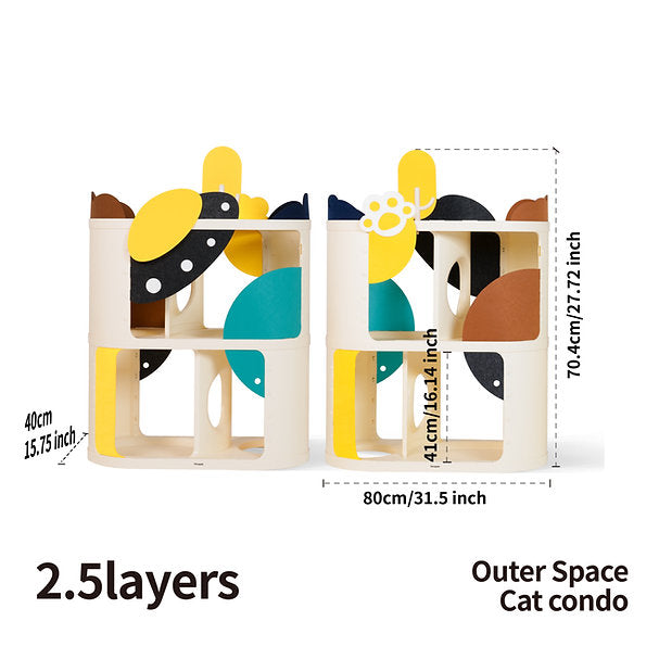 Decopark Muti-Level Cat Condo / Cat Climbing Tree / Cat Activity Centre