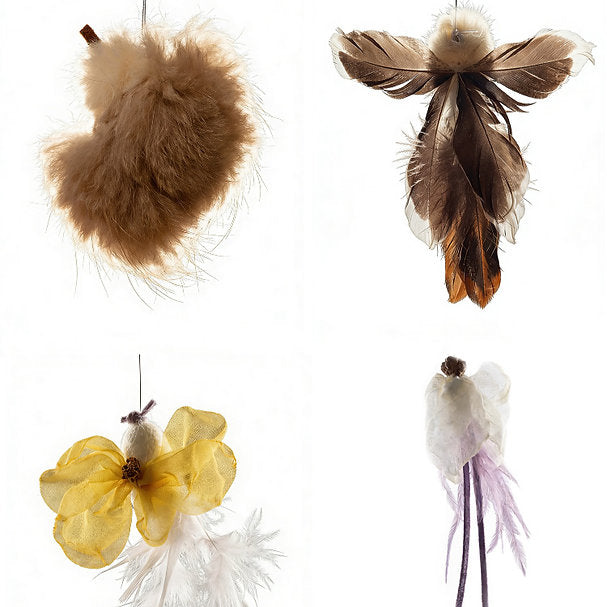 Momoland Natural Feather Cat Teaser / Interactive Cat Toy