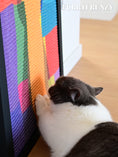 Load image into Gallery viewer, FURRYFRENZY® Decorative Sisal Cat Scratcher / Peel-Stick Cat Scratching Pad
