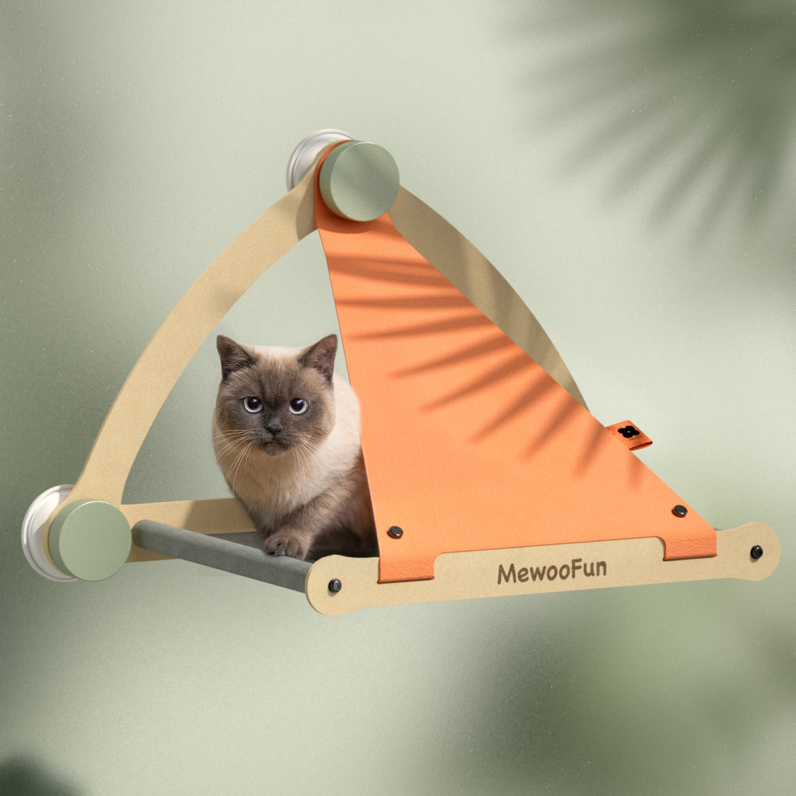 MewooFun® 2 In 1 Cat Window Hammock / Cat Air Bed / Cat Window Perch - Christmas