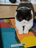 Load image into Gallery viewer, FURRYFRENZY® Decorative Sisal Cat Scratcher / Peel-Stick Cat Scratching Pad
