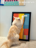 Load image into Gallery viewer, FURRYFRENZY® Decorative Sisal Cat Scratcher / Peel-Stick Cat Scratching Pad
