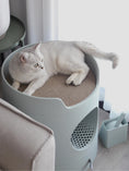 Load image into Gallery viewer, Mayitwill® x Michu XL Castle 2-In-1 Front-Entry Cat Litter Box (Free Scratch Basin + Scoop)
