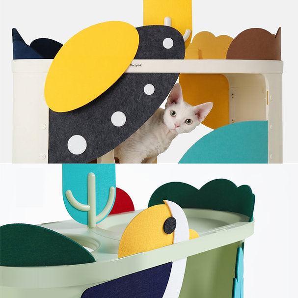 Decopark Muti-Level Cat Condo / Cat Climbing Tree / Cat Activity Centre