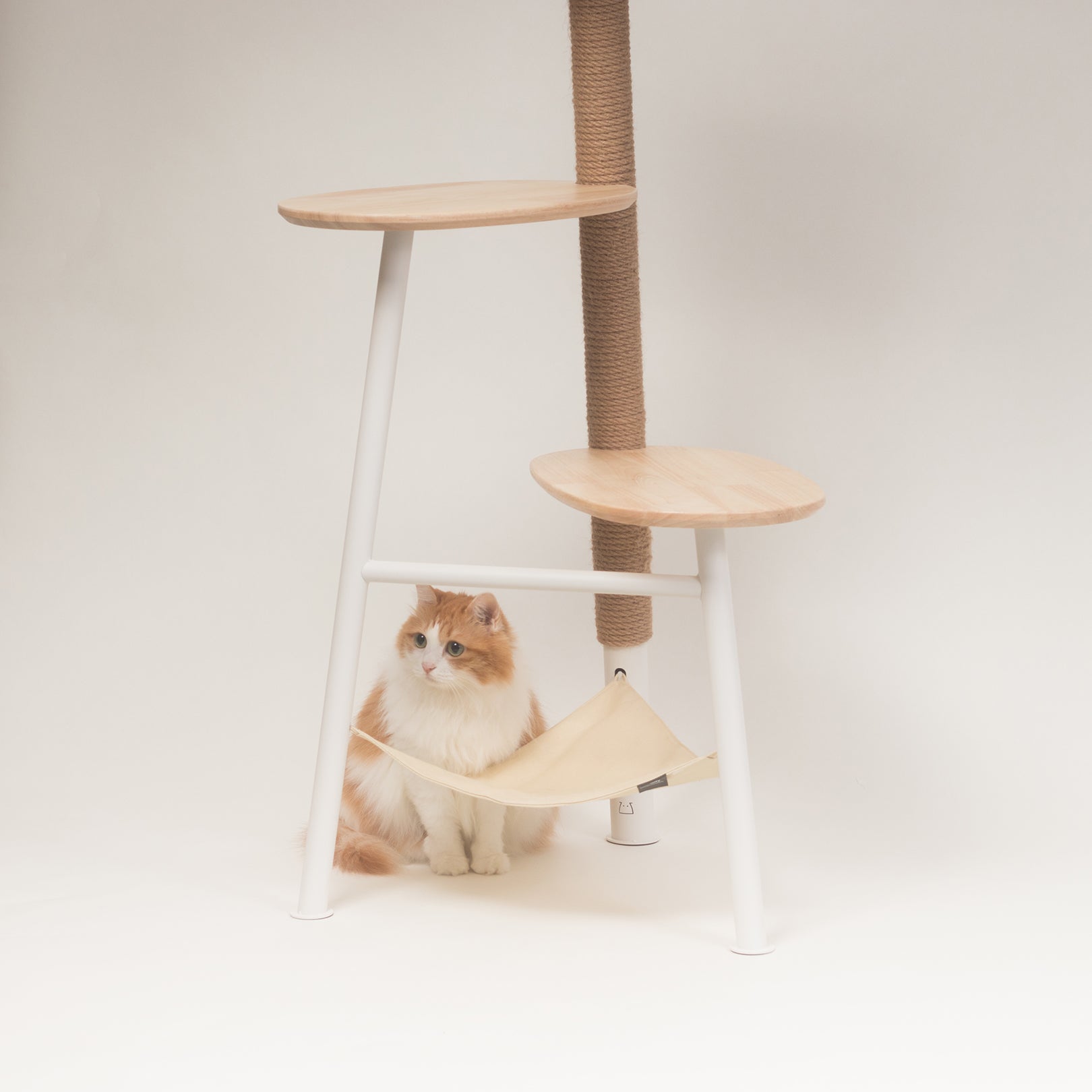 inFluffy® Free Climber 4-Tier Cat Tree / Cat Climbing Tower - 1.02m Height (Free Woven Pet Mat + Cat Teaser)