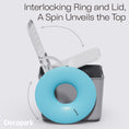 Load image into Gallery viewer, DECOPARK® BlackHole 2-Way Entry Cat Litter Box (Free Litter Scoop+Teaser Wand)
