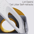 Load image into Gallery viewer, DECOPARK® BlackHole 2-Way Entry Cat Litter Box (Free Litter Scoop+Teaser Wand)
