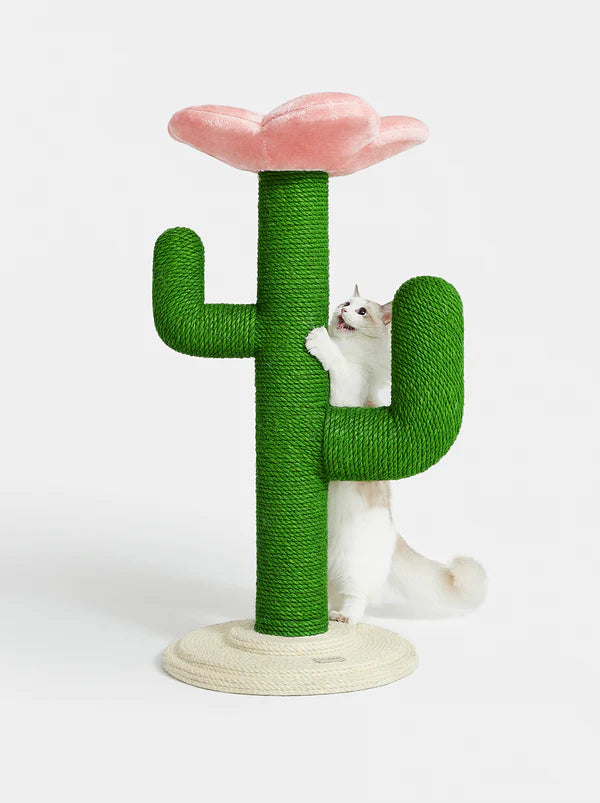 VETRESKA® Hand-made Cat Scratcher / Cat Tree - Cactus Flower (1.05m Height)