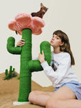 Load image into Gallery viewer, VETRESKA® Hand-made Cat Scratcher / Cat Tree - Cactus Flower (1.05m Height)
