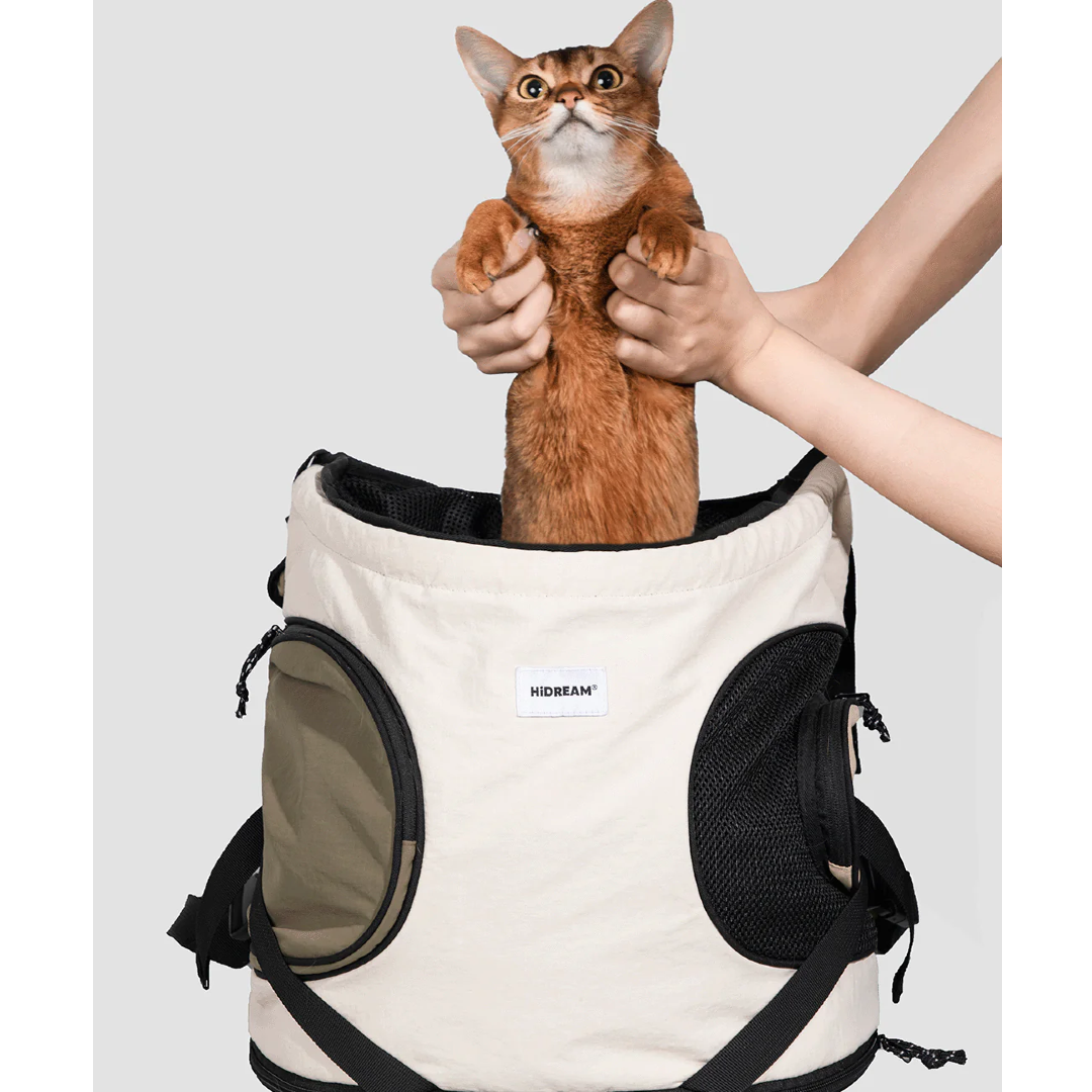 HiDREAM® Front Facing Pet Backpack Hands-Free Cat Carrier