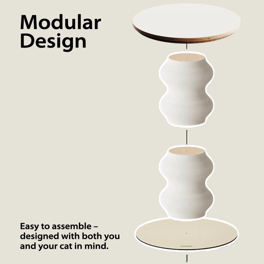 Momoland® Coral Stylish 2-in-1 Cat Scratcher / Side Table