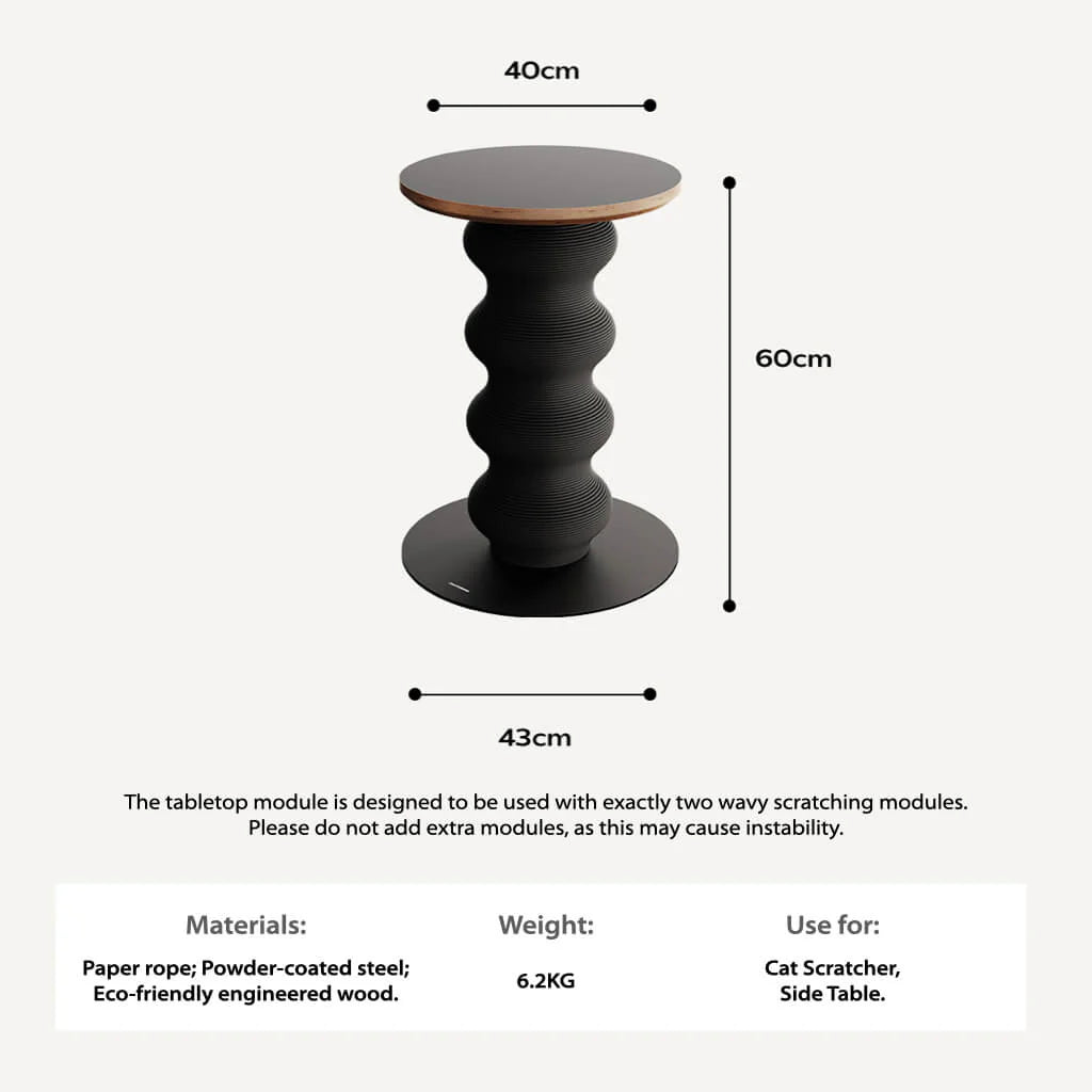 Momoland® Coral Stylish 2-in-1 Cat Scratcher / Side Table