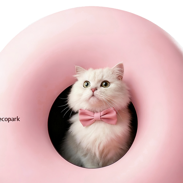 DECOPARK® BlackHole 2-Way Entry Cat Litter Box (Free Litter Scoop+Teaser Wand)