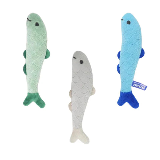 Rosewood® Battersea Catnip Cat Toy Daily Catch Fish - Small (3PC)