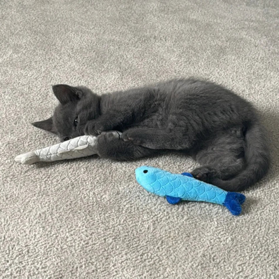 Rosewood® Battersea Catnip Cat Toy Daily Catch Fish - Small (3PC)