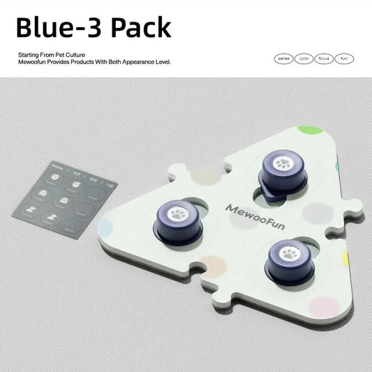 MewooFun® Recordable Pet Training Buzzers / Cat Communication Button Set - Blue