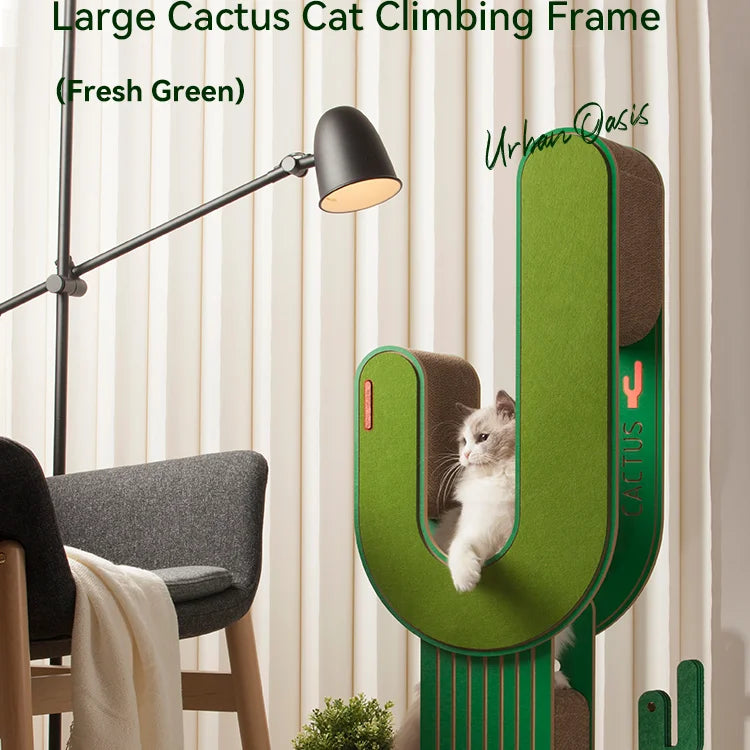 Petree® Urban Oasis DIY Climbing Cat Scratcher / Cat Tree - Cactus L (1.05m H)