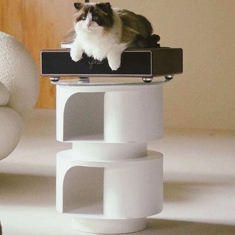 Meow Bloom® Pet-Friendly Elegant Side Table / Cat Furniture / Cat Bedding