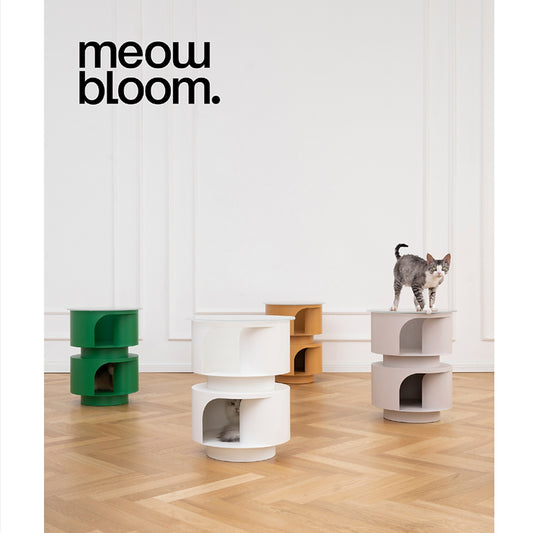 Meow Bloom® Pet-Friendly Elegant Side Table / Cat Furniture / Cat Bedding