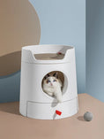 Load image into Gallery viewer, Mayitwill® x Michu XL Castle 2-In-1 Front-Entry Cat Litter Box (Free Scratch Basin + Scoop)
