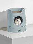 Load image into Gallery viewer, Mayitwill® x Michu XL Castle 2-In-1 Front-Entry Cat Litter Box (Free Scratch Basin + Scoop)
