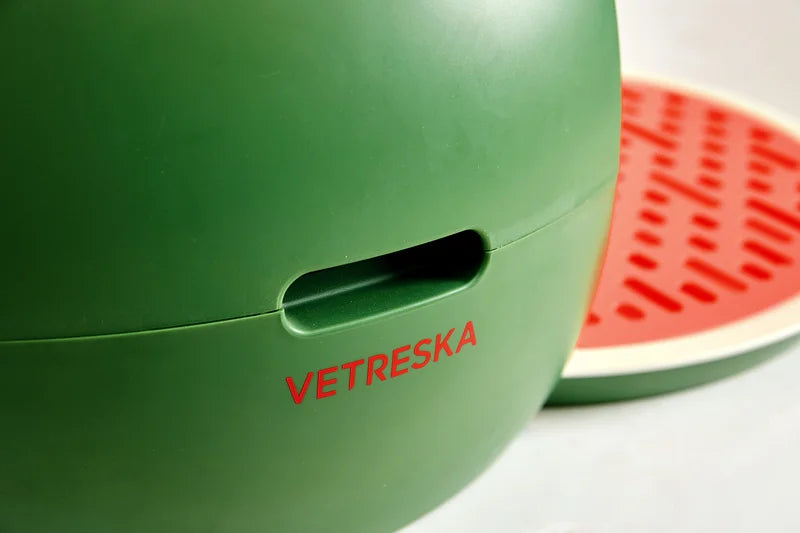 VETRESKA® Fruity Cat Litter Box - Watermelon (Free Litter Scoop + Teaser Wand)