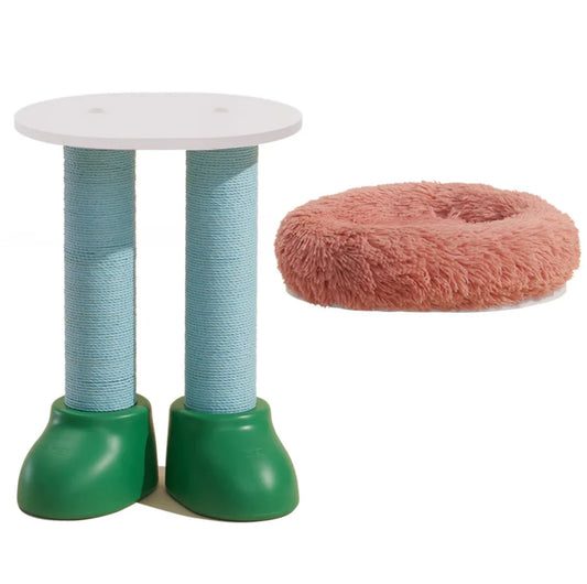 MS! MAKESURE® Bootsy Cat Scratcher / Cat Bed / Side Table (Free Cushion Inc)