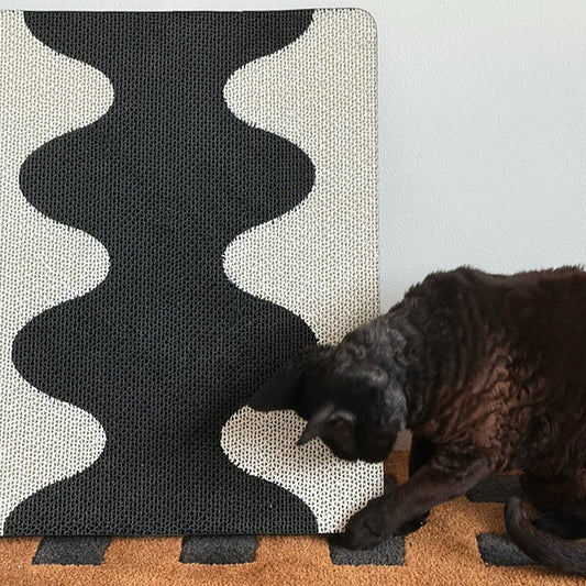 Momoland Coral Modern Wall-Mounted Cat Scratching Board / Cat Scratch Pad