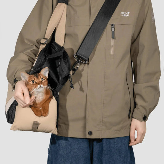 HiDREAM® HiDREAM® Stylish Multi-Functional Cat Carrier / Shoulder Tote Bag For Pet Travel (Free Travel Pouch Inc)